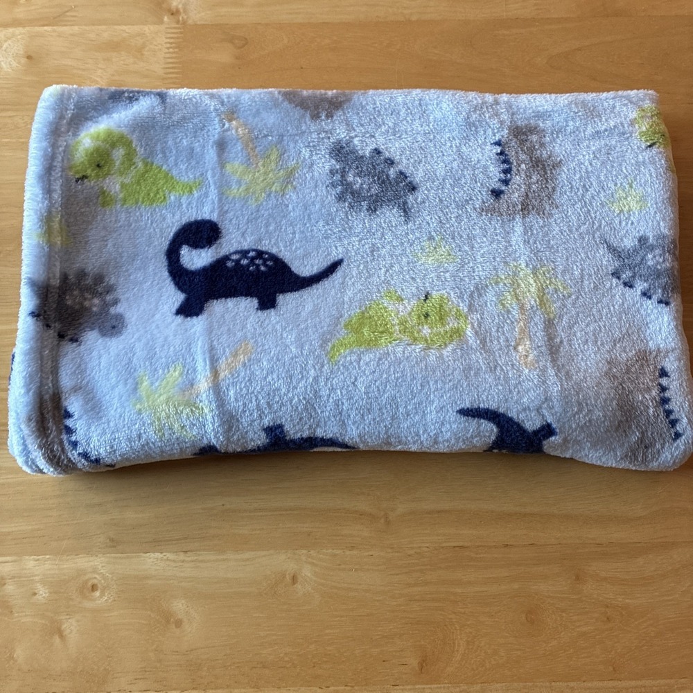 Parents Choice Dinosaur Plush Baby Blanket 30X36 Inches